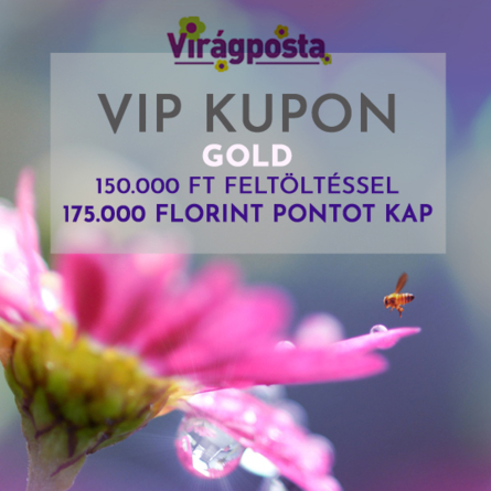 Virágposta - VIP KUPON - Gold