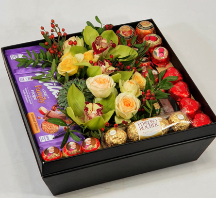 Virágposta - Gombóc Artúr kiskertje - virágbox édességekkel