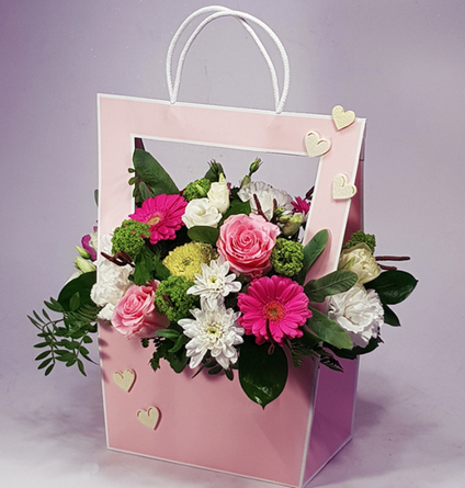 Virágposta - A szeretet üzenete - rózsaszín rózsákkal