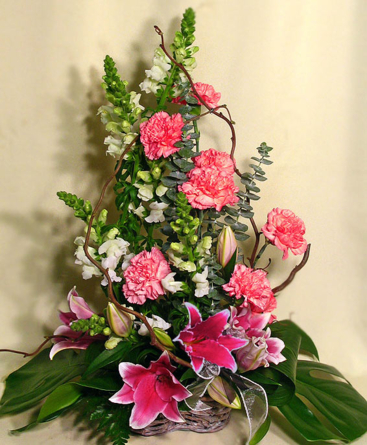 Virágposta - Retro Virágkosár